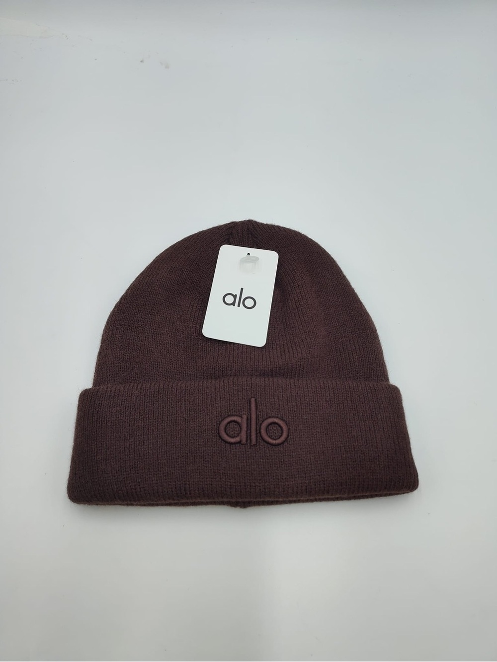 Alo Beanie brown with brown logo